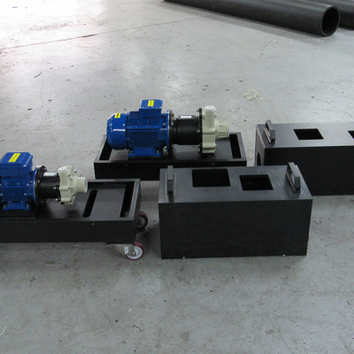 Mobiele Magneetpompen Met Lekbak En Ombouw 